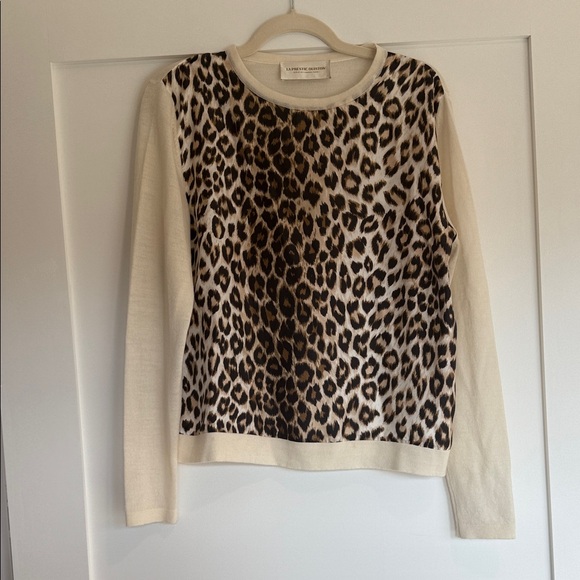 La Prestic Ouiston cheetah top - Picture 1 of 7